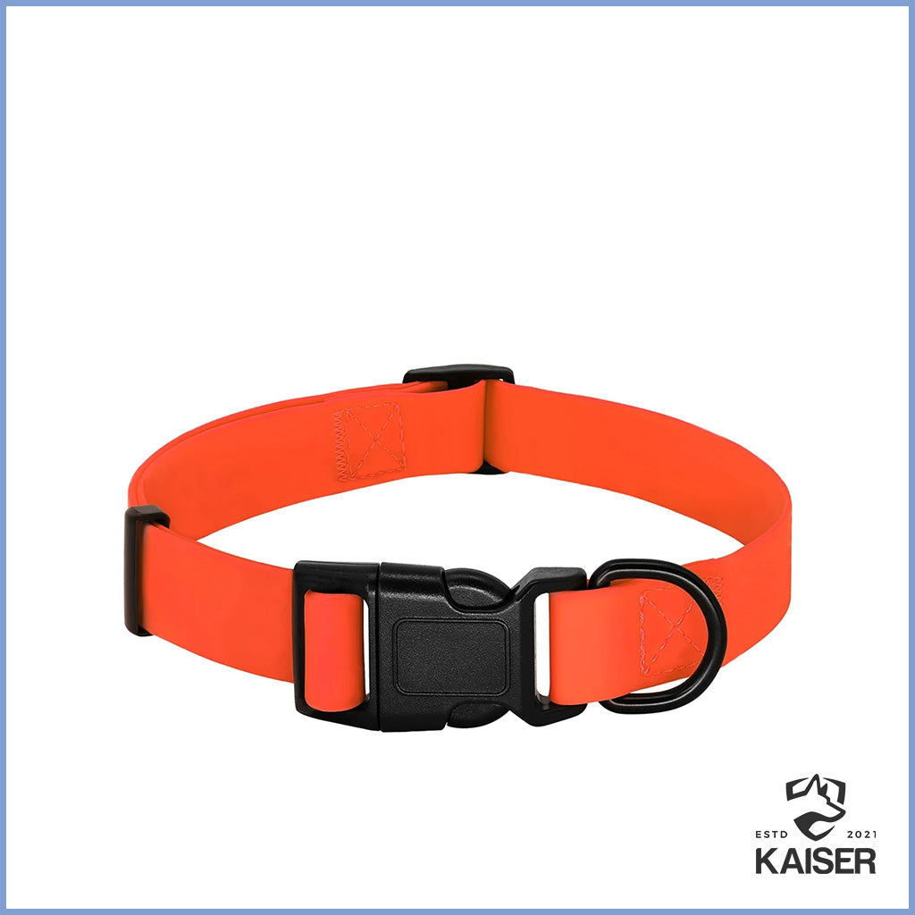 Hundehalsband wasserfest orange Farbe