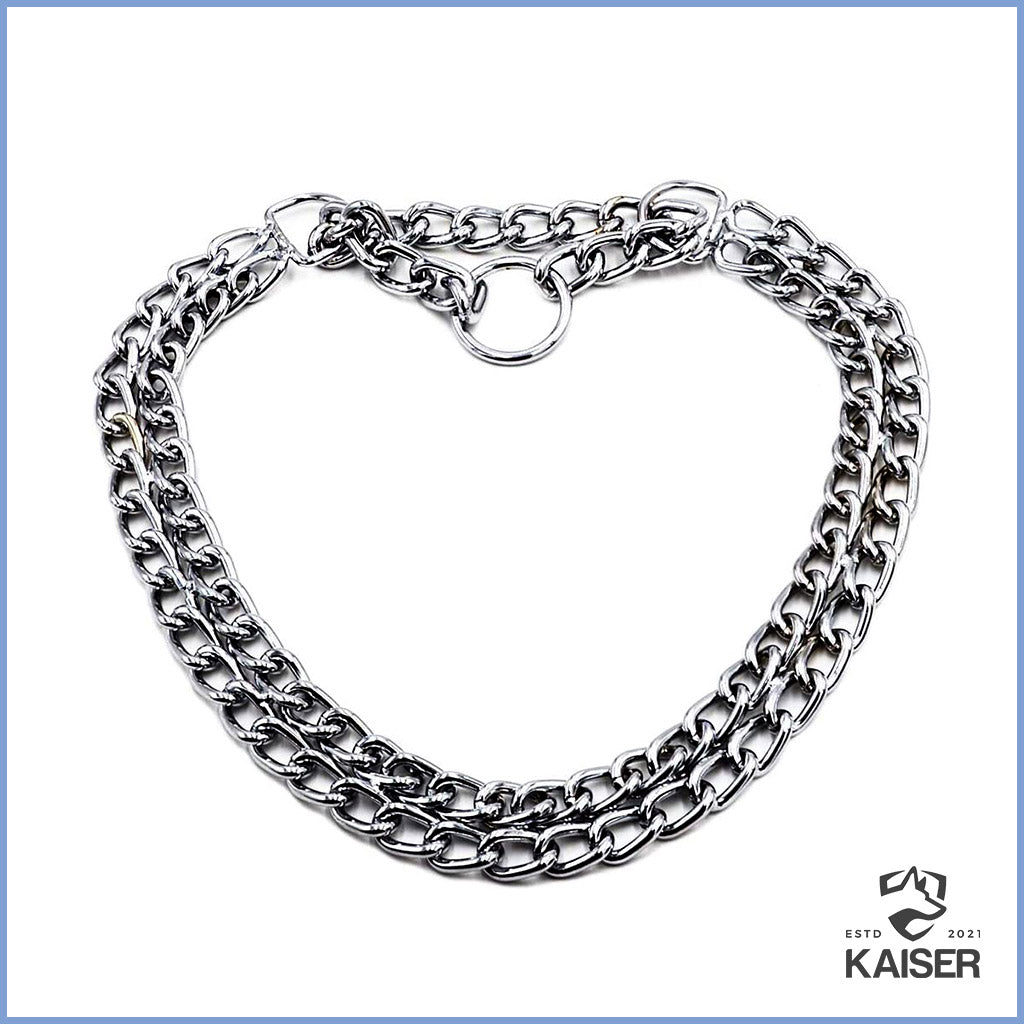 Hundehalsband Kette mit Zugstopp Edenstahl