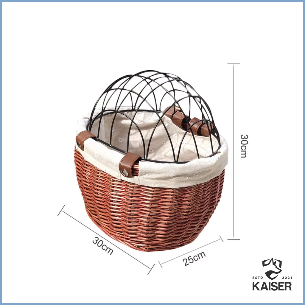 fahrradkorb vorne hund