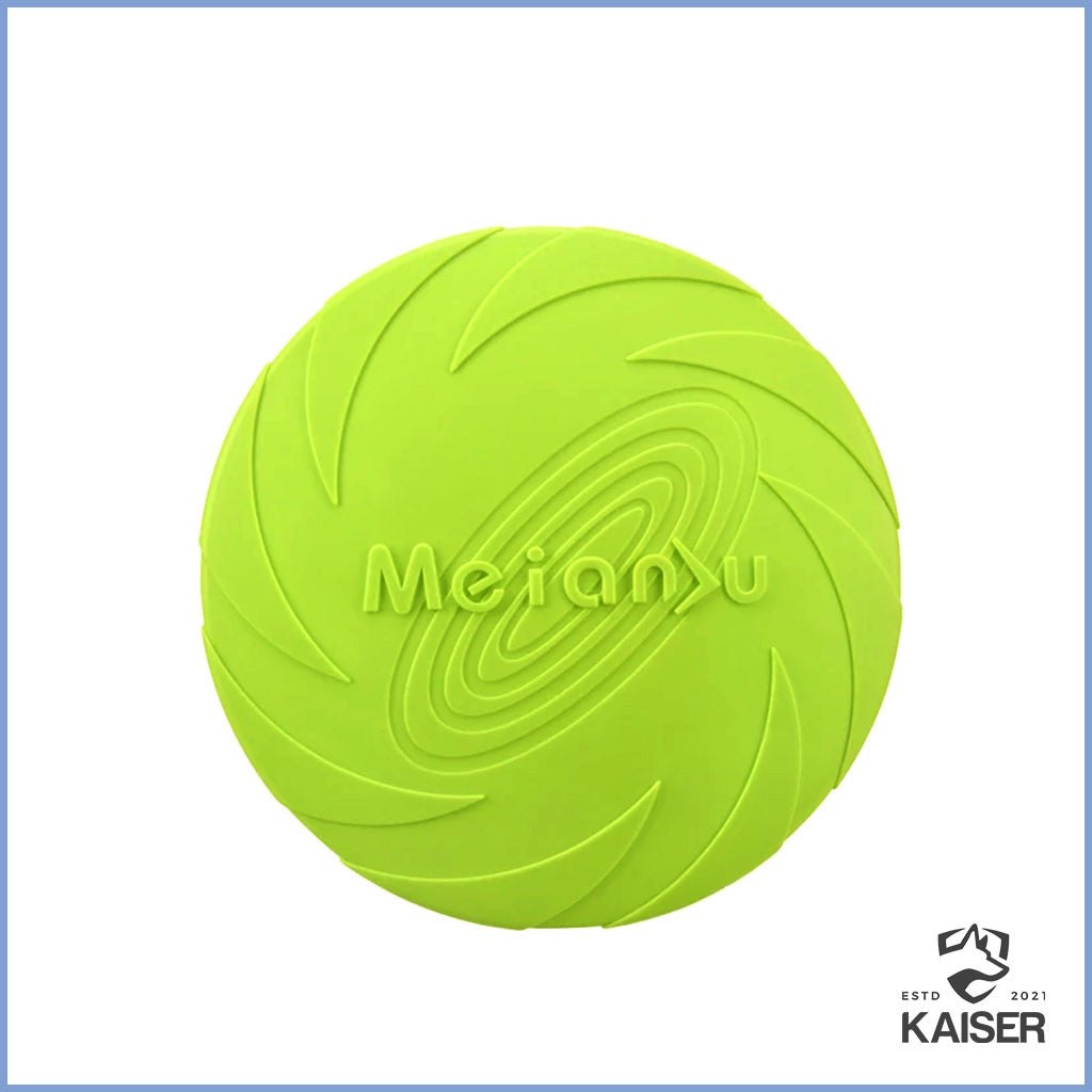 Grünes Hundefrisbee