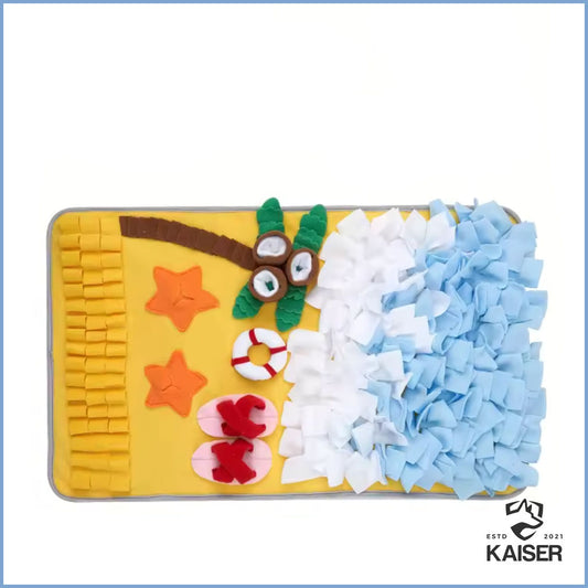 Schnüffelteppich für Hunde Strand Design