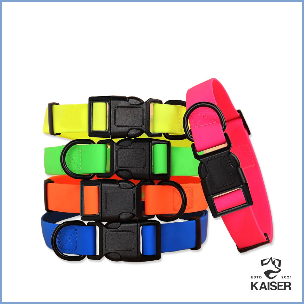 Wasserdichtes PVC Hundehalsband