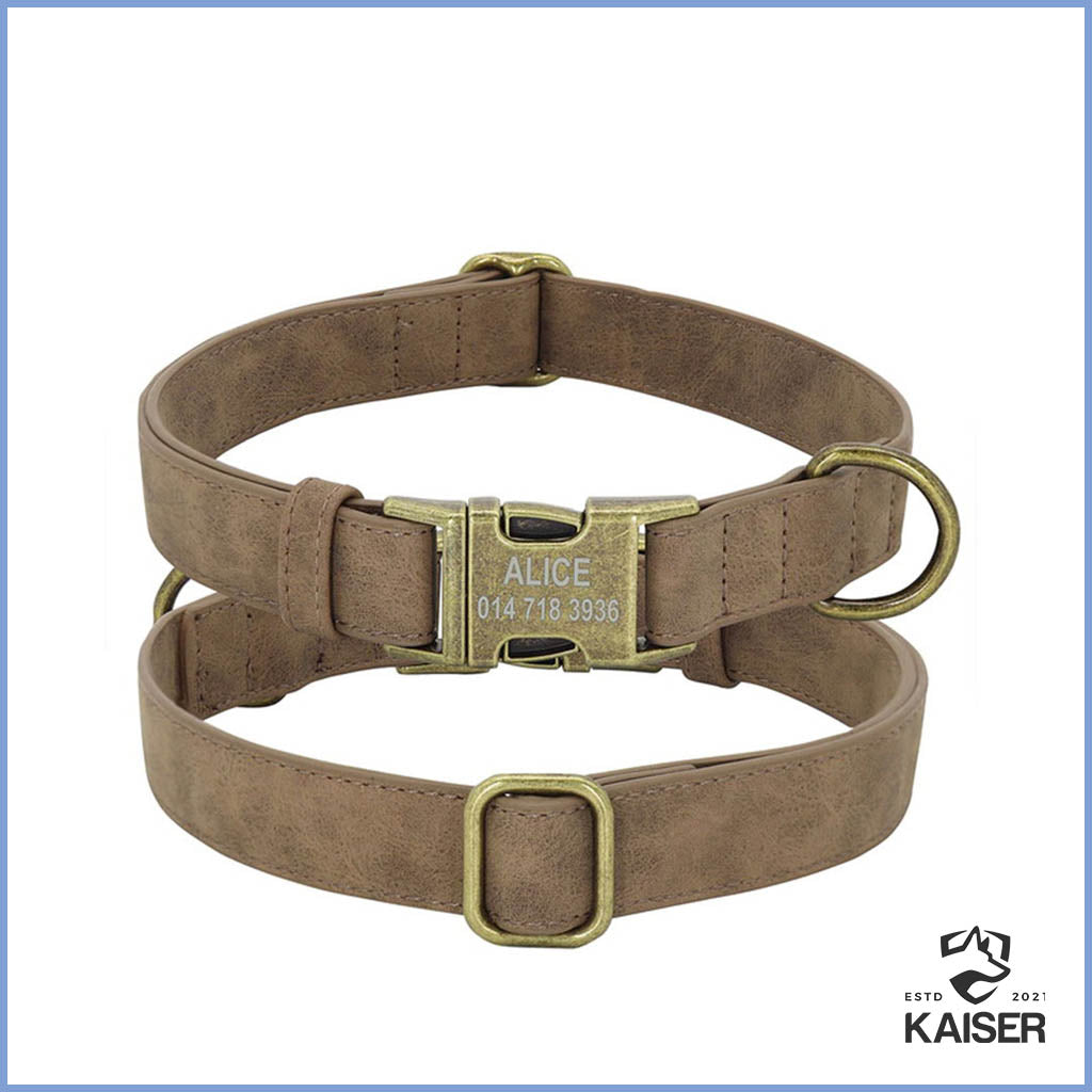 Hundehalsband Leder