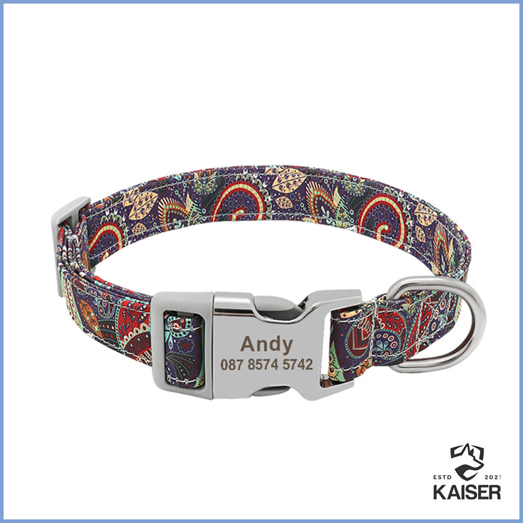 Hundehalsband mit Namen personalisiert