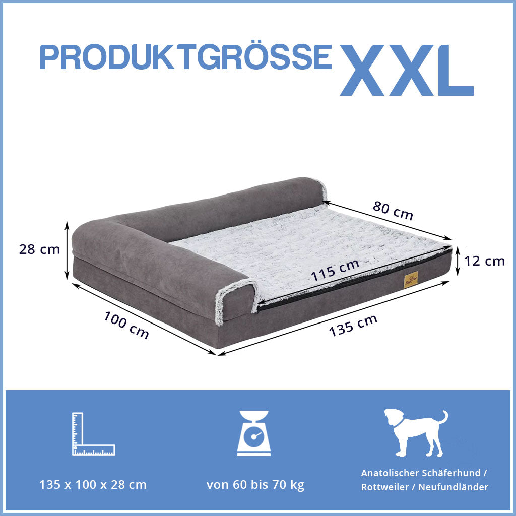 Orthopdisches Hundebett XXL Online Kaufen  Kaiser Hund