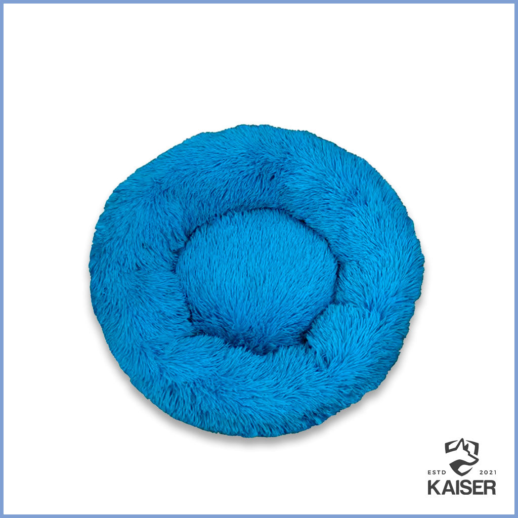 Hundebett Donut blaue Farbe