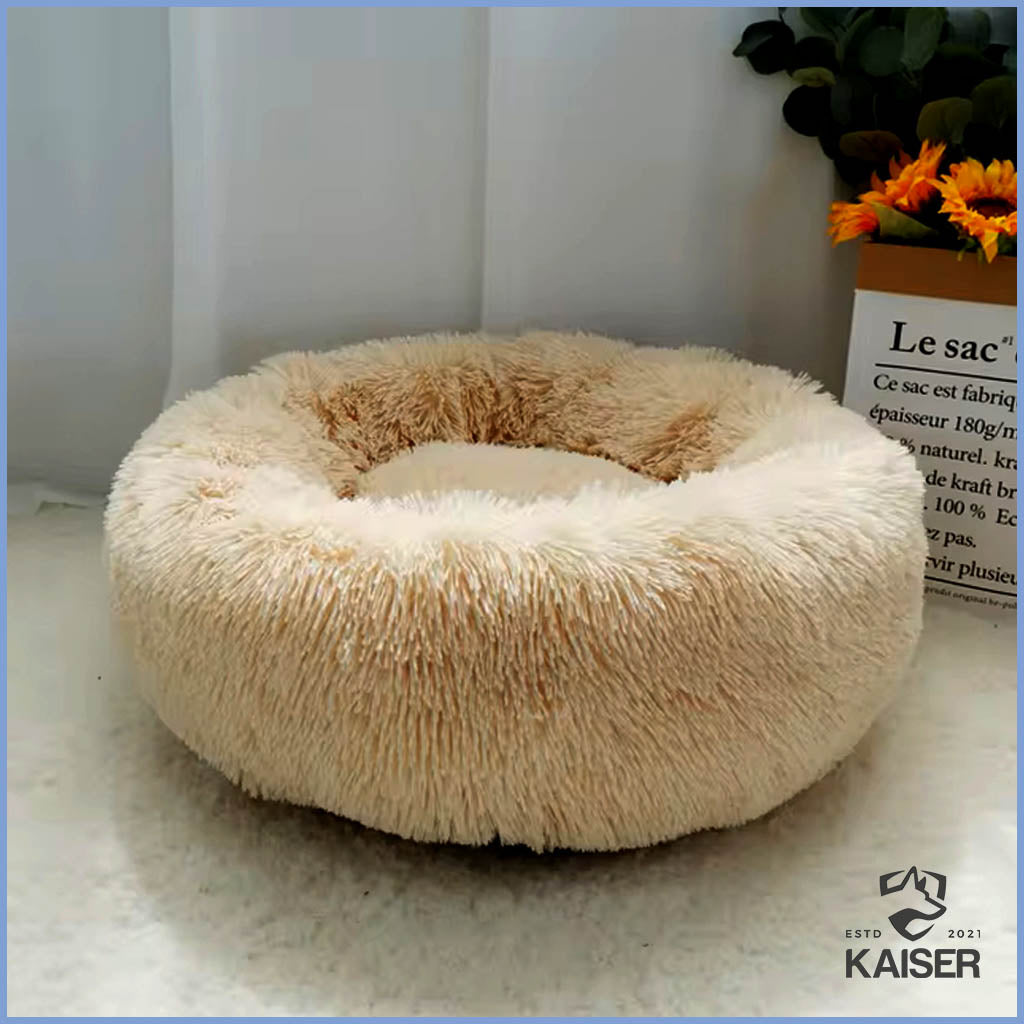 Hundekissen beige donut