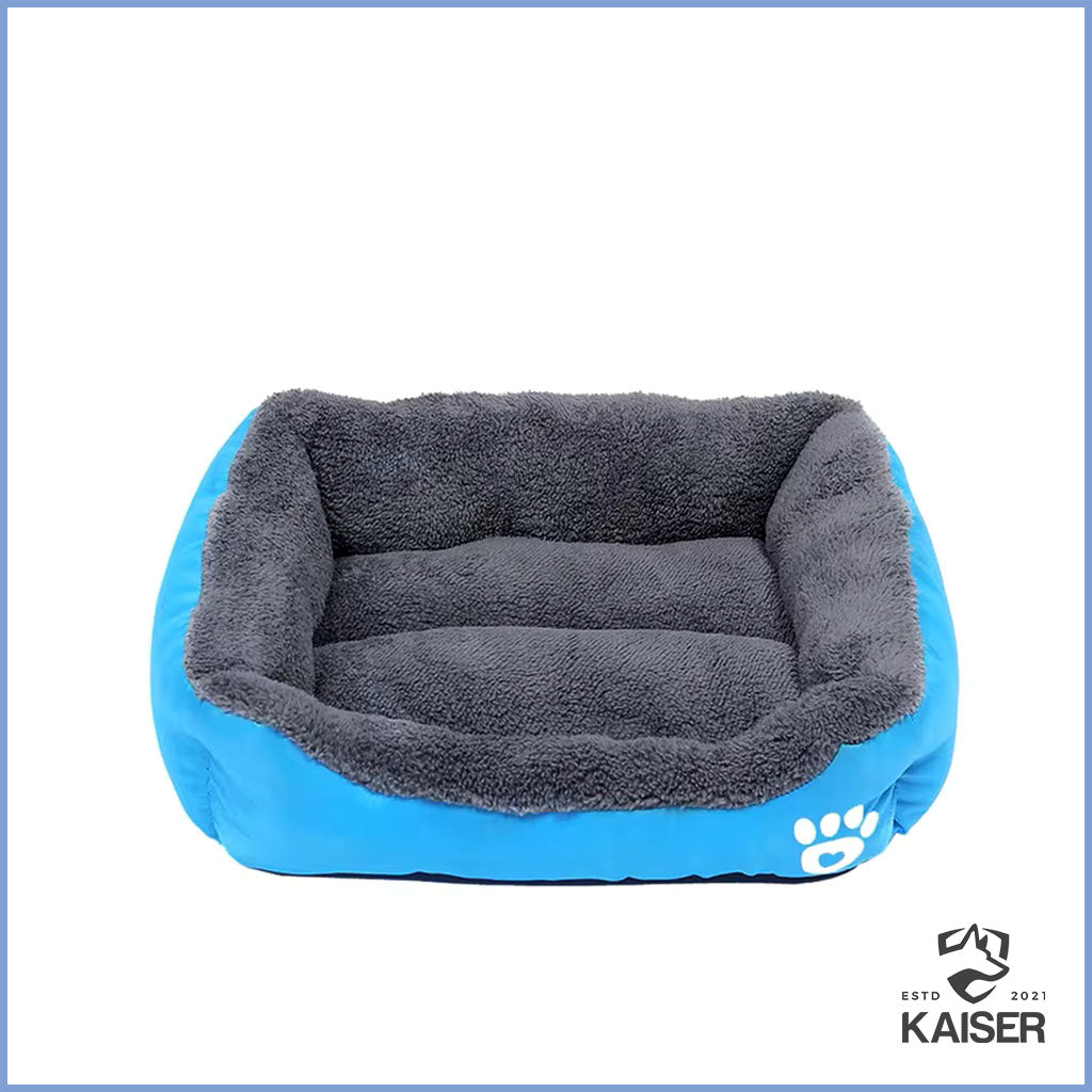 Kuschelbett für Hunde in blauer Farbe