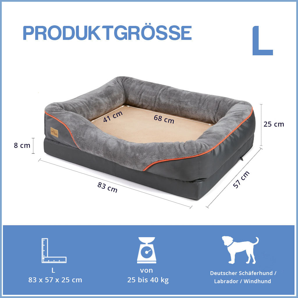 Orthopädisches Hundebett für große Hunde