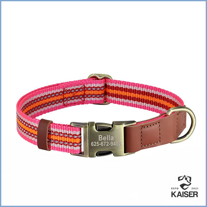 Personalisiertes Hundehalsband mit Klickverschluss