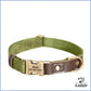 Personalisiertes Hundehalsband hellgrün aus PU-Leder mit Gravur