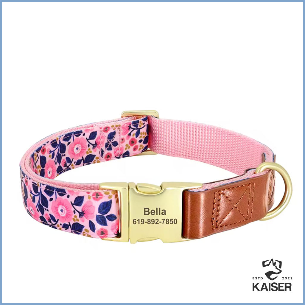 Personalisiertes Hundehalsband mit Klickverschluss